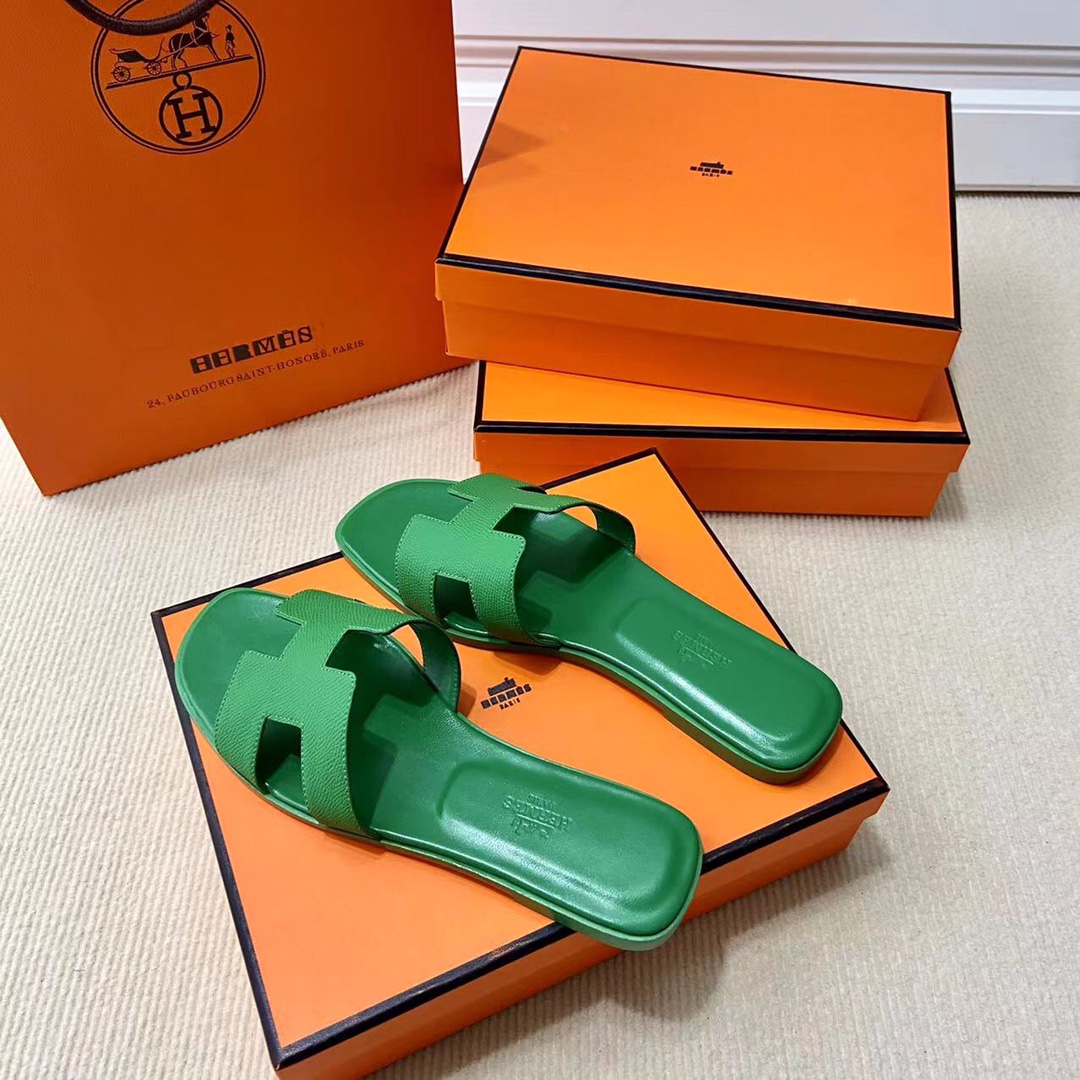 에르메스 올수공 오란 슬리퍼 샌들 앱송 28